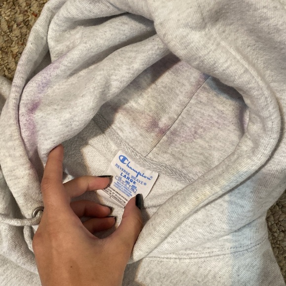 Champion Grey/White Sweater - Picture 2 of 2